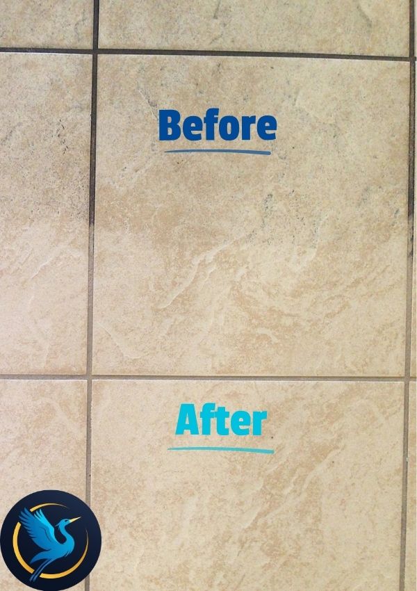 Tile Grout Cleaning Results 1