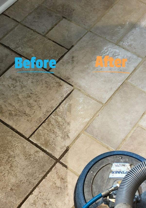 Tile Grout Cleaning Results 6