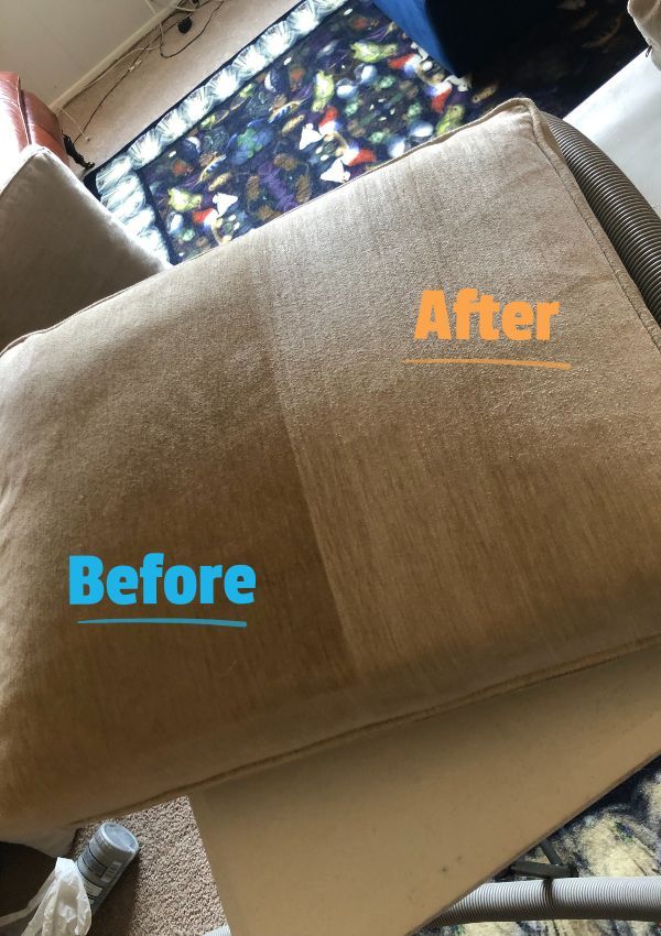 Upholstery Cleaning Results 2