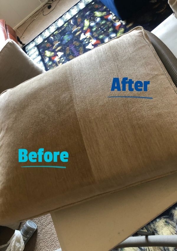 Upholstery Cleaning Results 2